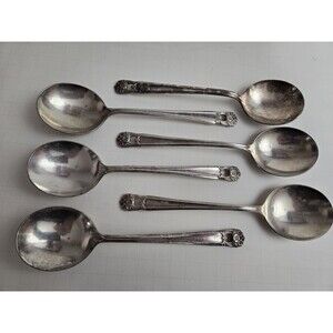 1847 Rogers Bros Replacement Silverplate Eternally Yours Set of 6 Spoons
